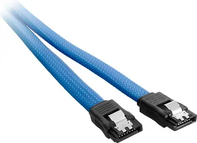 Produktbild von Cablemod CM-CAB-SATA-N60KLB-R, 0,6 m, SATA III, Weiblich/Weiblich, Blau, Gerade, Gerade