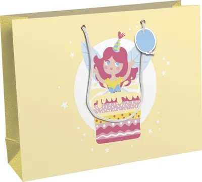 Produktbild von Clairefontaine 6x Geschenktasche Shopping 37x11,8x27,5 cm, Fairy 32415-6C