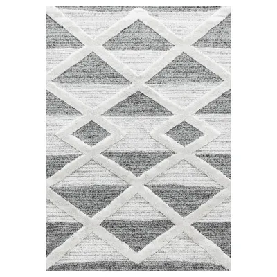 Produktbild von Hochflor Teppich PISA Grau 280 x 370 cm