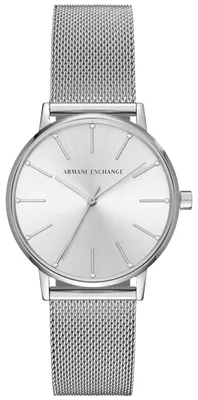Produktbild von Armani Exchange AX5535 Damen-Armbanduhr, Edelstahl-Gehäuse, Metall-Armband