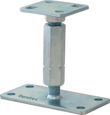 Produktbild von Pfostenträger Stahl, blau verzinkt 135 mm + 65 mm