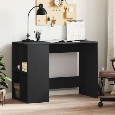 Produktbild von Schreibtisch Schwarz 102x50x75 cm Holzwerkstoff 840542