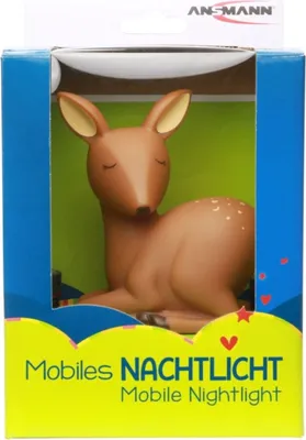 Produktbild von ANSMANN Reh LED Nachtlicht bunt 11,9 cm