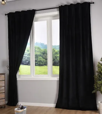Produktbild von Milano Blackout Vorhänge - Opaque Velvet Fensterdekoration 235x135 cm (2 Stück)