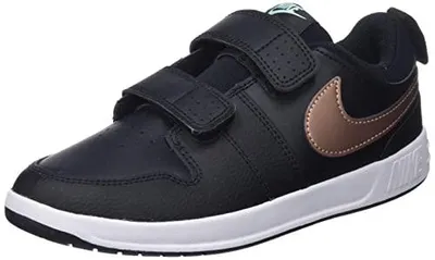 Image de Baskets Nike Pico 5 pour fille, noir, rouge Mtlc, bronze, menthe, mousse, taille 6C