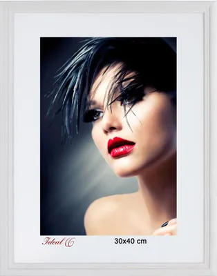 Produktbild von Artos Holz Bilderrahmen Acrylglas Plexi Lifestyle Foto Rahmen Collage Wanddeko Poster - Farbe: Weiß | Format: 30x40
