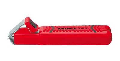 Produktbild von KNIPEX 16 20 16 SB Abmantelungswerkzeug mit Schleppklinge schlagfestes Kunststoffgehäuse 130 mm
