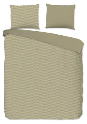 Productafbeelding van Pure Dekbedovertrek Micropercal Haarlem - sand 140x200/220cm