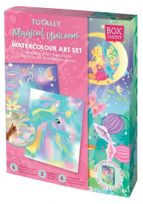 Produktbild von Wasseraquarelle mit magischen Einhörnern von Dam