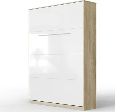 Produktbild von SMARTBett Standard Komfort Lattenrost 140x200 Vertikal Komfort Eiche Sonoma/Weiss Hochglanzfront
