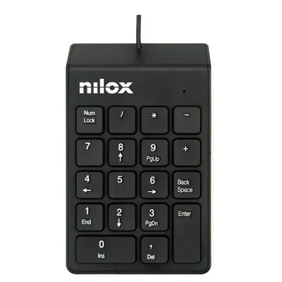 Obrázek produktu pro Nilox NUMERIC KEYBOARD, Mini, Kabel, USB, Černá