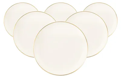 Produktbild von Seltmann Weiden Savona Brotteller ø 17,7 cm Goldlinie 6er Set