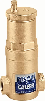 A brass pressure relief valve with a label.