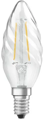 Immagine prodotto di Osram LED Filament Retrofit Classic Candle twisted 2.5W = 25W E14 clear 250lm bianco caldo 2700K
