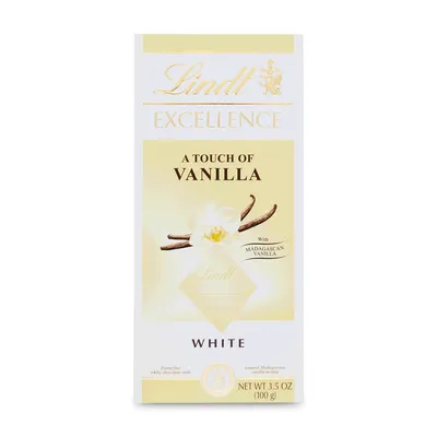 Obrázek produktu pro Lindt EXCELLENCE Extra bílá čokoláda s vanilkovou příchutí 100g