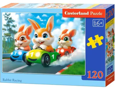 Obrázok produktu pre CASTORLAND Puzzle-Box s motívom zajačika, 120 dielikov