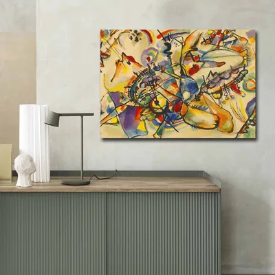 Obrázek produktu pro Wallity, 70100FAMOUSART- CVT1539, Barevné, Obrazy na plátně, 70 x 100 cm, 100% semišové plátno