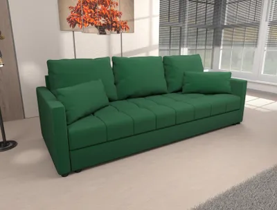 Produktbild von AX LIVING Schlafsofa Modern Dolceo 226 cm breit, Schlafsofa Grün Samt