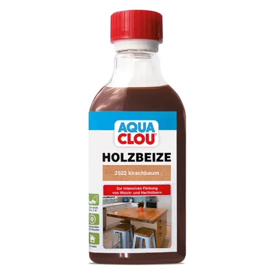 Produktbild von CLOU Aqua Clou Holzbeize B11 Kirschbaum Wasserverdünnbar 250ml