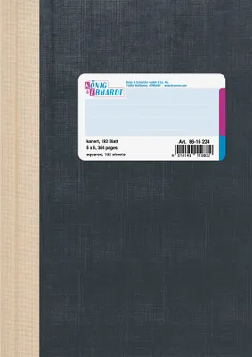 Image de K&E Livre de comptes A5 quadrillé 192Fl 8615224