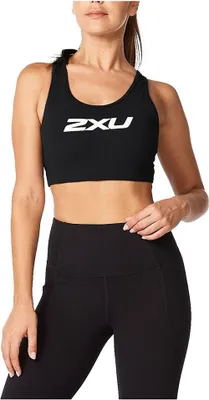Produktbild von 2xu Motion Crop Sport-bh Schwarz XS Frau Schwarz XS