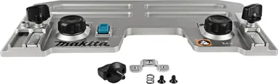 Produktbild von Makita 198570-2, Guide rail adapter, Makita, HS0600, Aluminium, Schwarz