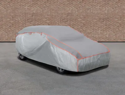 Produktbild von APA 16167 Hagelschutz Vollgarage L Autoabdeckung reißfest wasserabweisend grau