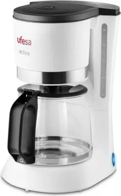 Produktbild von Ufesa CG7123, Filterkaffeemaschine, 1,5 l, Gemahlener Kaffee, 800 W, Weiß