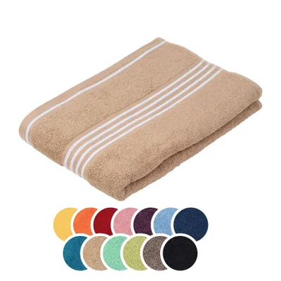 Produktbild von liebling Duschtuch Baumwolle, Serie Santos, 500 gr. / m², 70 x 140 cm, , 60 Grad, saugstark, schnelltrocknend, Farbe: sand