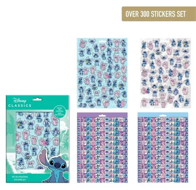 Obrázok produktu pre Sada samolepiek s motívom Disney Stitch – Cerdá – (Tovar / Rôzne produkty)