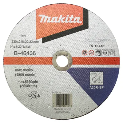 Immagine prodotto di Makita B-46436 Disco da taglio 230x2,5 mm in acciaio