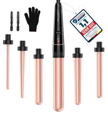 Produktbild von BESTOPE PRO 6-in-1 Lockenstab Große Locken und Kleine, Lockenstäbe, Lockenstab M