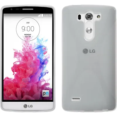 Produktbild von PhoneNatic Case kompatibel mit LG G3 S - clear Silikon Hülle X-Style + 2 Schutzfolien