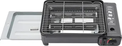 Produktbild von Gasgrill, tragbar, mit einstellbarer Flammenkontrolle, schwarz