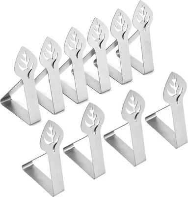Produktbild von Edelstahl-Tischklemmen 10er-Pack