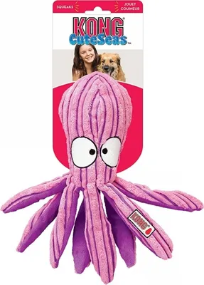 Produktbild von KONG CuteSeas Octopus, Hund, Quietschendes Spielzeug, Violett