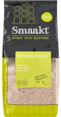 Produktbild von Smaakt Tarwezemelen 200 g – Hochwertige Weizenkleie für ballaststoffreiche Ernährung