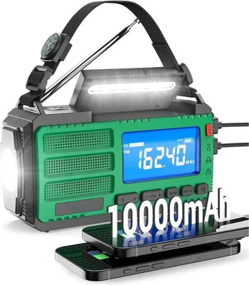 Obrázok produktu pre Prenosné batériové rádio pre núdzové situácie