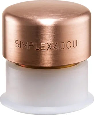 Obrázek produktu pro Hlavice kladiva SIMPLEX C40 mm, měď Halder | 4030618301288