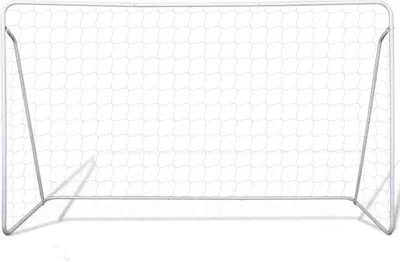 Immagine prodotto di Set Porta da Calcio in Acciaio 240 x 90 x 150 cm Alta Qualità