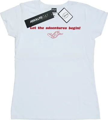 Produktbild von Disney - "Let The Adventures Begin" T-Shirt für Damen BI15605 (XL) (Weiß)
