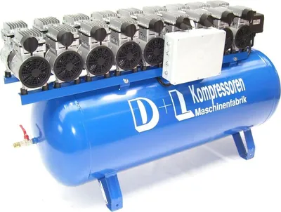 Produktbild von Druckluft Kompressor Silent Leise V18 810/8/270W Ölfrei Flüster Kompressor 9PS