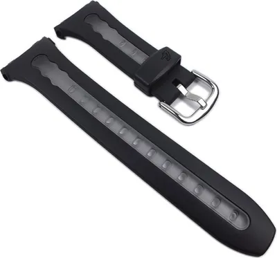 Produktbild von Ersatzband Resin schwarz / Transparent Casio BG-163