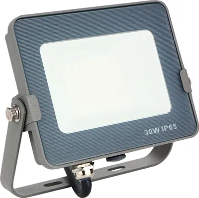 Image de Projecteur LED silver Elektronikschmiede ips 65 30w - 5700k lumière froide - 2400lm couleur grise