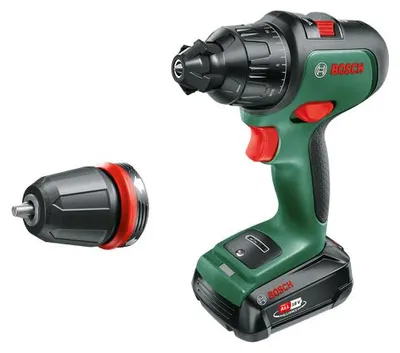 Obrázok produktu pre Bosch AdvancedImpact 18, Pištoľová vŕtačka, Rýchloupínanie, Striedavý, Čierna, Zelená, 1,3 cm, 1500 ot/min