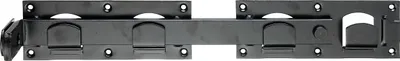 Immagine prodotto di Alberts 210519 Copri cancello doppio, martellato, nero, 423 x 70 mm, set di 2