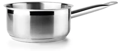 Kochtopf 18/10 Edelstahl, 14 cm, poliert, induktionsgeeignet