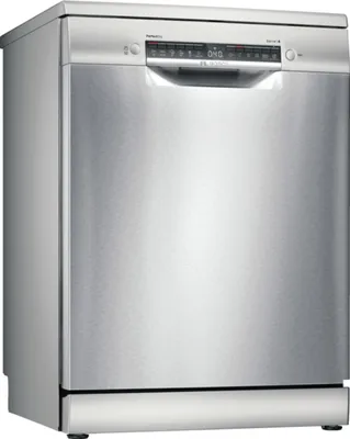 Produktbild von Bosch Serie 6 SMS6TCI00E, Freistehend, Standardgröße (60 cm), Edelstahl, Tasten, 1,75 m, 1,65 m