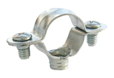 Produktbild von SOMATHERM FOR YOU – Einfache Befestigungsschelle – Vernickelter Stahl – Für Rohre mit Ø 32 mm – Beutel mit 10 Stück