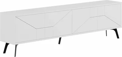 Immagine prodotto di Olgadikiev - Mobile Porta tv, 180x30x50h cm Bianco, un Ripiano